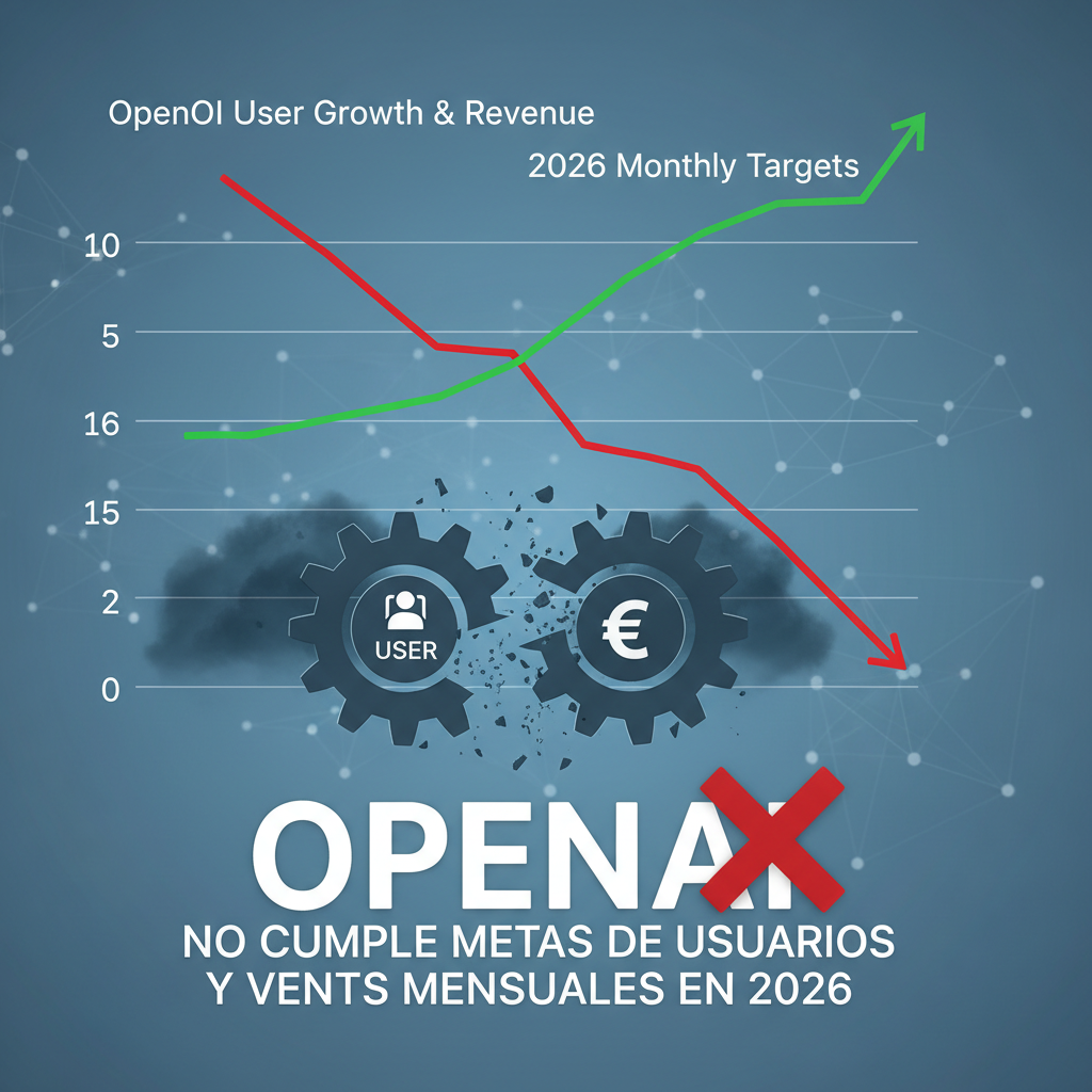 OpenAI non raggiunge gli obiettivi di utenti e vendite mensili nel 2026