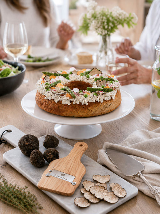 Couronne de fromage frais à la truffe