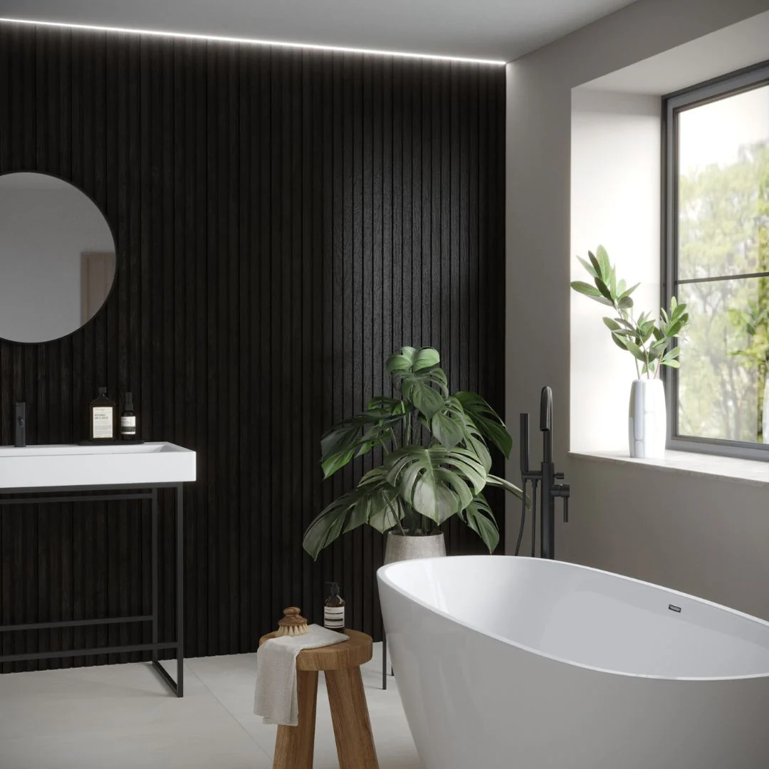 Noir Wet Area Wall