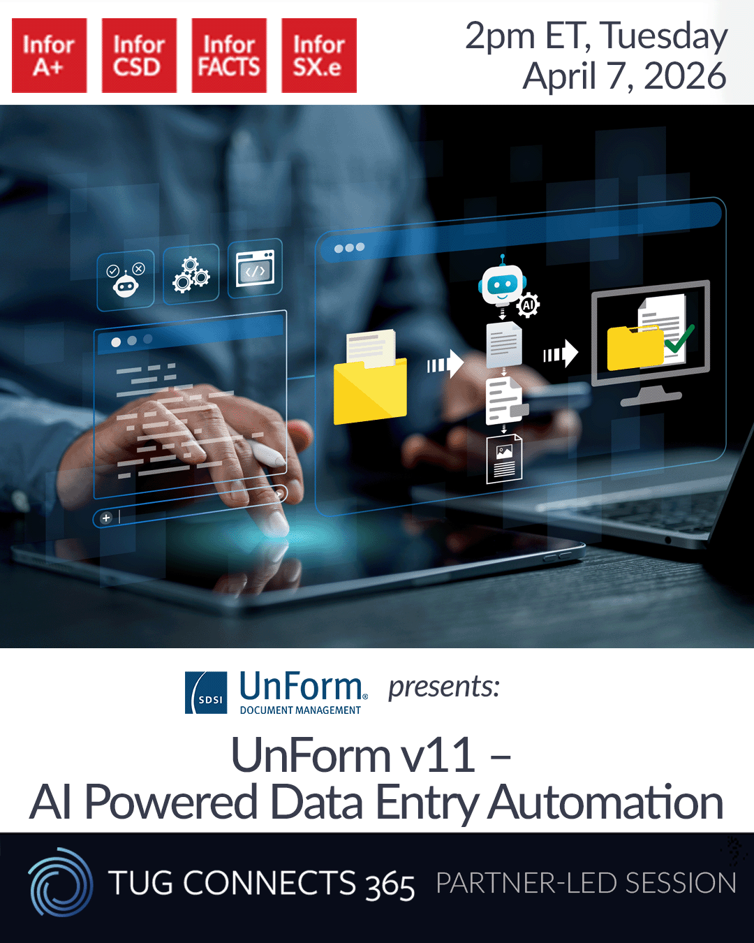 SDSI | UnForm presents: UnForm v11 – AI Powered Data Entry Automation