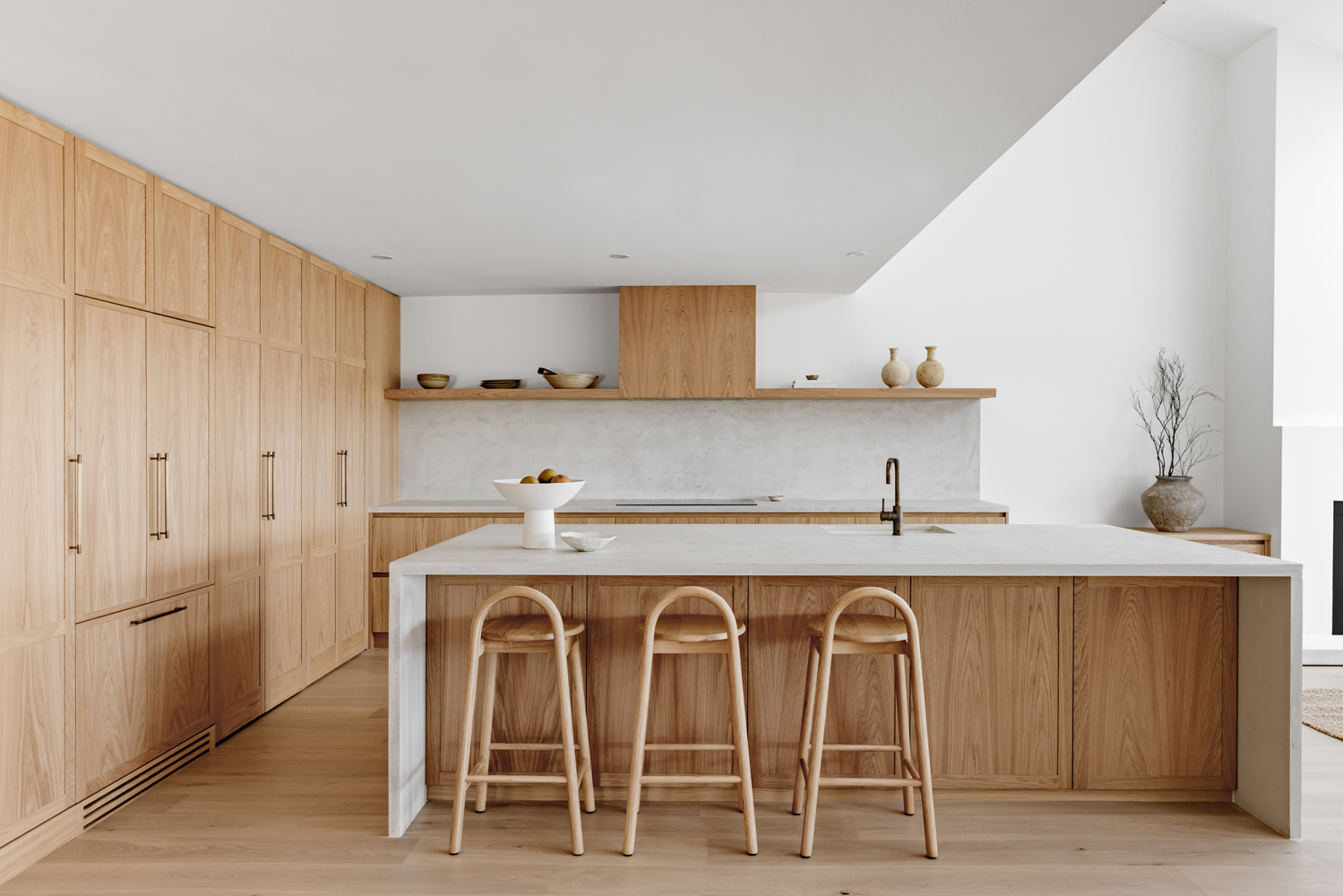 Warm Oak Kitchen Joinery