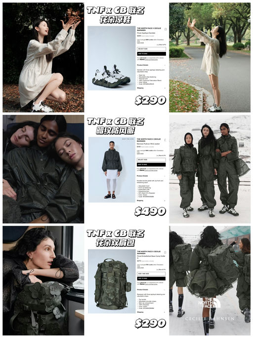 【全网断货】The North Face x Cecilie Bahnsen