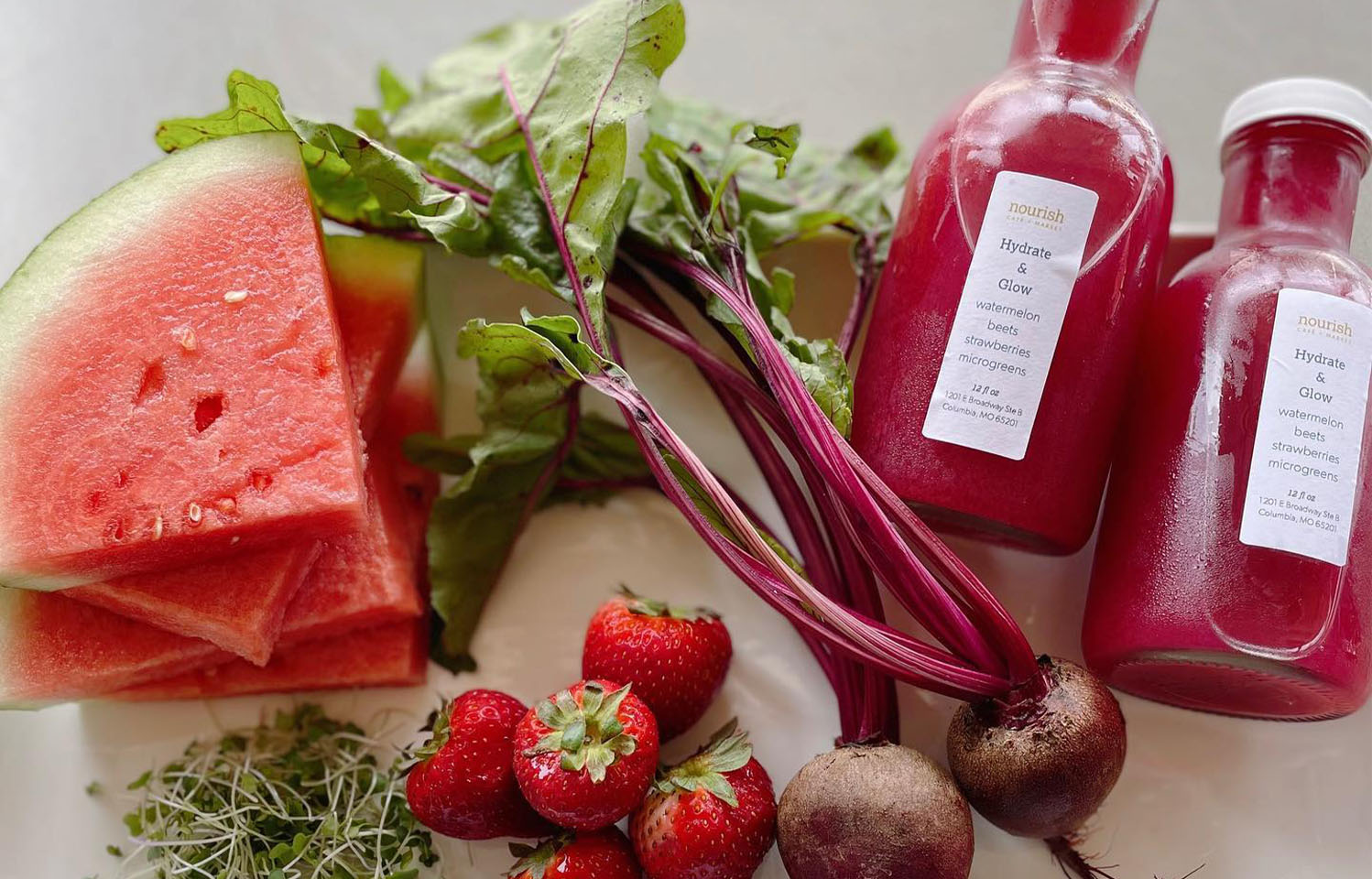 Nourish Caf&eacute; makes organic and locally sourced ingredients in Columbia, MO.