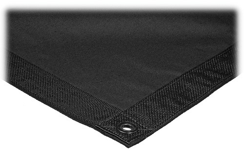 6'X6' SOLID BLACK FR