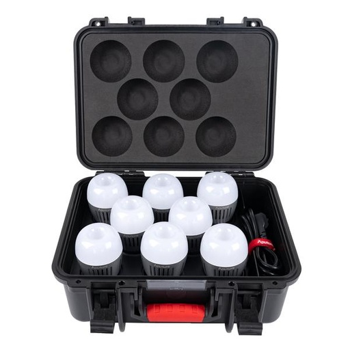 B7C 8-LIGHT KIT WITH CHARGING CASE