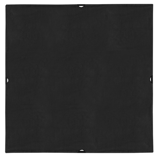 6'X6' Scrim Jim Black Solid Fabric
