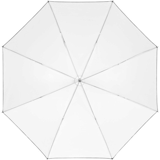 Medium Shallow White Umbrella  41″ view 4