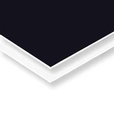Foamcore - Black/white - 4'x8'x3/16