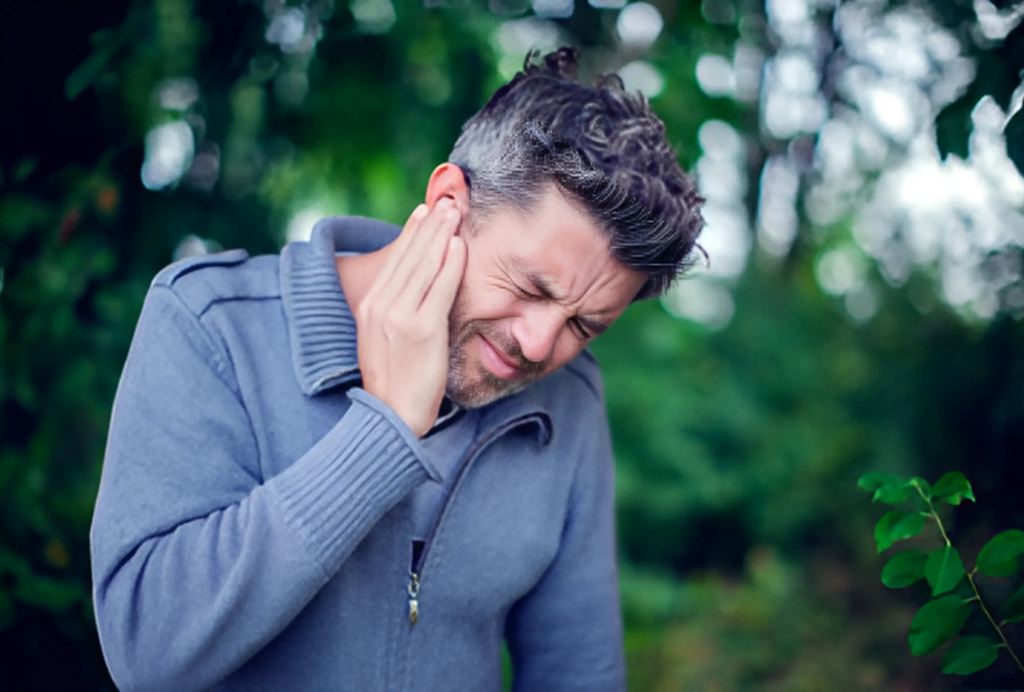 Man with tinnitus