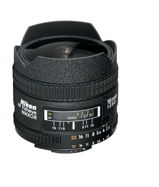 AF FISHEYE-NIKKOR 16MM F/2.8D LENS