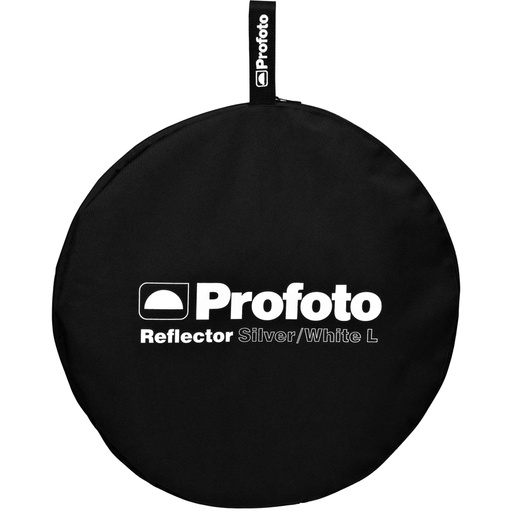 Collapsible Reflector Silver/white 47" view 2