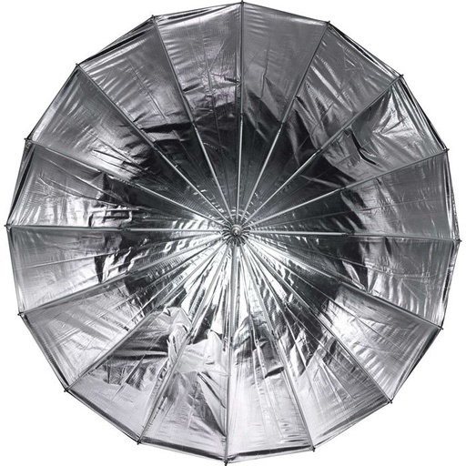 Medium Deep Silver Umbrella  41″ view 4