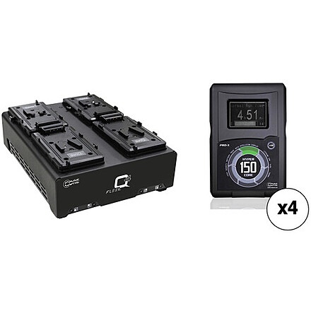 Hypercore 150WH V-Mount 4-Battery Kit